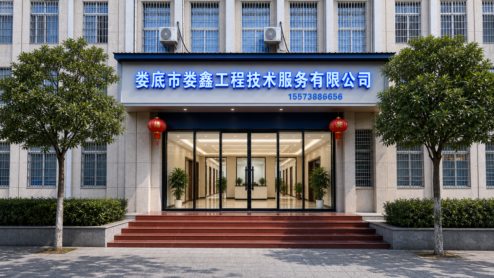 娄鑫工程公司门脸全景照片
